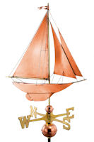 Racing Sloop Weathervane