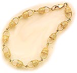 Nantucket Basket Bracelet Mini 14kt Gold