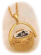 Nantucket Lightship Basket Charm (Small)