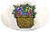 Nantucket Basket with Flowers
