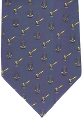 Law Tie - Scales of Justice and Gavel