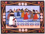 Nantucket Rainbow Fleet Rug