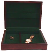 Valet Box showing adjustable divider