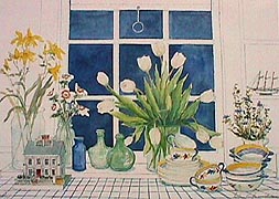 White Tulips by Barbara Kauffmann Locke