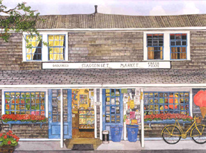 Siasconset Market Giclee by Victoria Elbroch