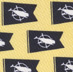 Nantucket Burgee Tie by William Starbuck (Yellow)