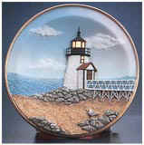 Nantucket Brant Point Lighted Plate